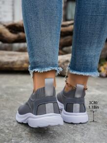 24 件套女士轻便公路跑步鞋、运动鞋 - 灰色 - 查看 6