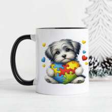 Funny Dog Puppy Black White Ceramic Coffee Mug 11oz Starry Sky Silhouette Dog Golden Retriever Coffee Cup Humorous Tea Milk Juice Mug Novelty Dog Gifts For Colleagues Classmate Teacher Kids11oz Ceramic Coffee Mug - Valentine's Day, Birthday,Woman's Day Gift, Easter Day Gift Idea For Dad Mom Friends Girlfriend Boyfriend - 樣式-8-1 - 查看 1