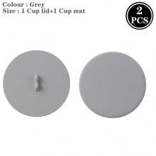 1/2/6pcs Macaron Colored Silicone Cup Lid - Heat-Resistant, Dustproof, Food Safe Circular Lid, Suitable For Tea And Water Cups, Very Suitable For Household Use