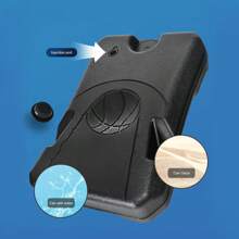 8FT Adjustable Portable Basketball Hoop System Height Basketball Net Stand Heavy Duty Indoor Outdoor - Black - View 7