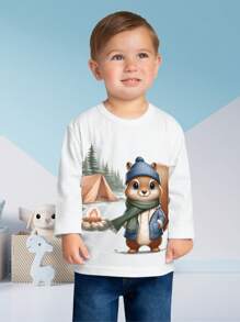 Children's T-Shirt Boy Winter Half Mesh Comfortable Modern Sophisticated Kyly 1000800