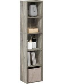 Furinno Pasir estantería Abierta de 5 Niveles, Roble francés - 1 - Ver 7