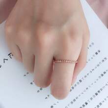 1PC Unisex 2mm Luxury Stainless Steel Men Women Statement Cubic Zirconia Rings Gold Silver Color US Size 5 6 7 8 9 10