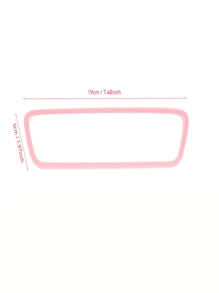 1 Piece Silicone Frame Accessory, Decoration For The Rearview Mirror In The Interior Of Tesla Model3/Y