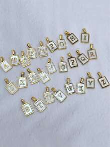Fashion Letter Necklace Pendant Women's Accessories 26 Letter Accessories - Multicolor - View 5