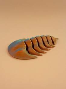 1pc 11cm/4.33inch 3D Printed Trilobite Model, PLA Material Realistic Animal Figurine, Creative Desktop Decor, Prehistoric Life Enthusiast Birthday Gift