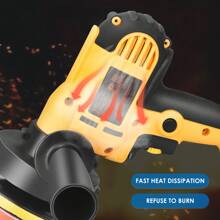 Kit di lucidatura giallo da 125 mm, lucidatrice con tampone di lucidatura rimovibile per lucidatrice per auto, legno, metallo, mobili