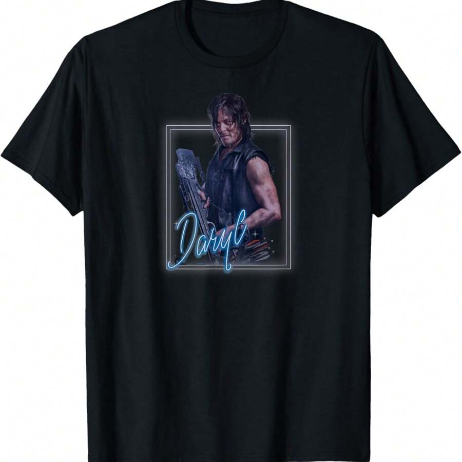 The Walking Dead Heartthrob Daryl T-Shirt - màu đen - Xem 1