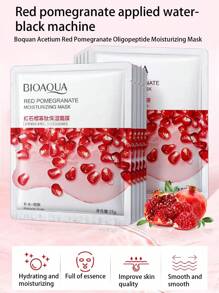 10 件装石榴面膜，保湿，收缩毛孔，蜂蜜、芦荟和黄瓜注入 - 彩色 - 查看 2
