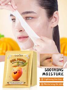 SADOER Mix 1 Peça/15 unidades/30 unidades/50 unidades Máscara Facial Hidratante com Estampas de Anime, Plantas e Frutas
