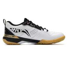 LI-NING Unisex Lightweight Breathable Badminton Shoes, Model AYAU003-2 - Standard White - View 2