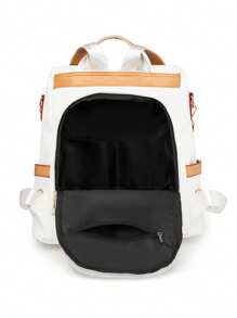 Mochila antirrobo con gran capacidad para mujer de estilo elegante para viajes y portátil, diseño chic callejero