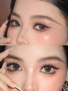 10pcs/Pack Lightweight Luxury Thai Style False Eyelashes, Natural Transparent Lash Strip, Super Realistic For Beginners Strip Lashes,Lashes,Eyelashes,Fake Lashes