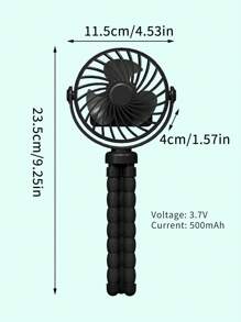 1个章鱼造型婴儿推车风扇，USB充电便携式静音风扇，迷你手持可折叠旅行风扇，带LED夜灯，3档风速可调，多功能桌面风扇，角度可调，适用于跑步机、高尔夫球车、旅行、露营、婴儿推车配件、可折叠通风机、车载风扇