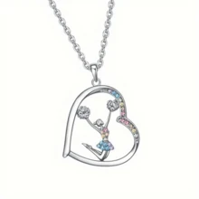 1pc Unique Cheerleader Style Pendant Necklace, Fashionable Versatile Delicate Design