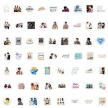 50Pcs Cartoon Anime The Summer I Turned Pretty TV Show Stickers For Kids DIY Luggage Laptop Skateboard Motorcycle Decals Sticker