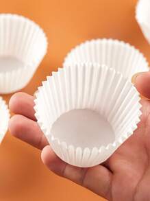 100pcs/200pcs Snow Skin Mooncake Paper Cups/Muffin Cups/Paper Liners, Disposable Baking Mold