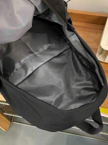 Large Capacity Women's Letter Backpack For Commuting