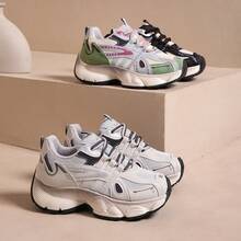 Women Wedge Sneakers - 黑色 - 查看 2