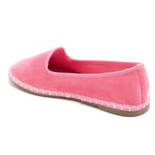 Fashionable Versatile Minimalist Casual Rhinestone Decor High Heels - Hot Pink - View 3