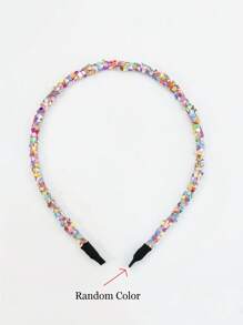 1/3 件韩版甜美绿粉发圈，闪亮糖果洒粉头带闪光女孩头扣发饰，亮片头带，派对配饰 - 彩色 - 查看 13