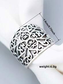 1 PC Classical 925 Sterling Silver Rings Wedding Jewelry For Women Fine Jewelry - 1# - View 4