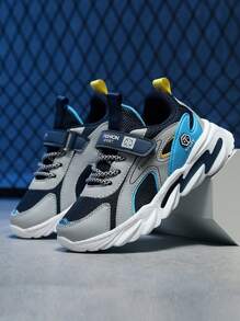 Kids Sports Shoes - Comfortable , With Rotational Buckle Closure, Suitable For Outdoor Activities In Spring And Summer, Teens Sports Shoes - Baby Blue - View 3