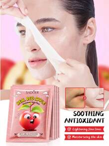 SADOER Mix 1 Peça/15 unidades/30 unidades/50 unidades Máscara Facial Hidratante com Estampas de Anime, Plantas e Frutas