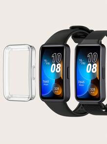 3-In-1 Complete Accessory Set: 1pc Protective Frame, 1pc Silicone Band, 1pc Magnetic Milanese Metal Band, Compatible With Huawei Band 8, Suitable For Everyday Wear