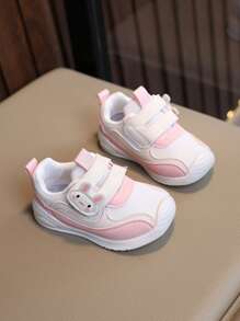 Infant Rabbit Print Casual Athletic Shoes - Pink - View 4