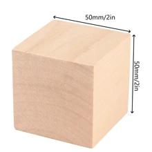 4/8/12 Pcs Basswood Carving Blocks, Basswood For Carving - Large Woodcarving Blocks 2"X2"X2", Wooden Crafts Blank Basswood Carving Blocks - Craft Wood Blocks