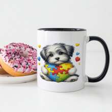 Funny Dog Puppy Black White Ceramic Coffee Mug 11oz Starry Sky Silhouette Dog Golden Retriever Coffee Cup Humorous Tea Milk Juice Mug Novelty Dog Gifts For Colleagues Classmate Teacher Kids11oz Ceramic Coffee Mug - Valentine's Day, Birthday,Woman's Day Gift, Easter Day Gift Idea For Dad Mom Friends Girlfriend Boyfriend - 樣式-8-1 - 查看 2