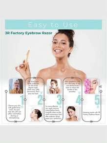 12pcs Stainless Steel Eyebrow Razors - Unscented Multi-Purpose Body Hair Removal Tool, Sharp Blades, Easy Grooming, No Accessories Included - Multicolor - View 7