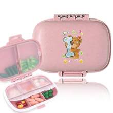 Filcowe wiszące torby do przechowywania na sofę i stolik nocny, projekt z otwartą pokrywą, organizer oszczędzający miejsce na niezbędne rzeczy, telefon, pilot, chusteczki - idealny do wystroju domu i łatwego dostępu, otwarte pojemniki do przechowywania do organizacji domu, torba na leki, przenośny zestaw pierwszej pomocy, urocze etui na tabletki, wakacje, podróże, kemping, organizer na tabletki - Różowy - Zobacz 14