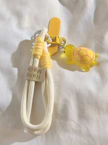 Cordón para el teléfono con colgante de tortuga marina - Muñequera universal hecha a mano para teléfono, cámara, llaves - Accesorio llavero con colgante de tortuga marina linda - Regalos con envoltorios de múltiples colores para madre, familia, amigos, cumpleaños, días festivos, accesorio para teléfono