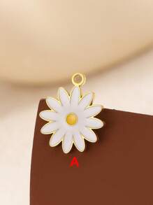 1pc Oil Drop Enamel Chinese Style Pendant Charm, National Tide Small Pendant, Bracelet DIY Jewelry Accessory - Multicolor - View 14