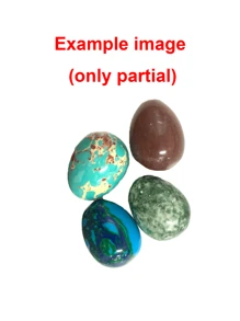 Mini Easter Egg Gemstone Easter Ornament, Pigeon Egg, Egg, Bird Egg Suitable For Home Decoration, Room Decoration, Basket Filling, Easter Gift Decoration Easter Egg (Color Random)
