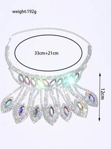 Fashionable & Elegant Crystal Pendant Necklace, Suitable For Balls