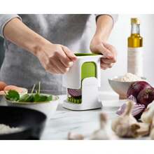 Joseph Joseph ChopCup Vegetable Chopper And Dicer, Stainless Steel Blades, White - 1 - 查看 3