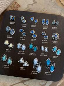 Geassorteerde 5 stuks/30 stuks/50 stuks nieuwe nagelkunst Boucheron-serie decoraties, vintage paleisstijl exotische platte versieringen, strass-steentjes