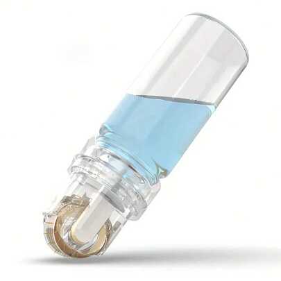 Roller 64 stift Micro Titanium nåltips Derma nålar hudvård anti-aging vitare flaska roller serum återanvändbar