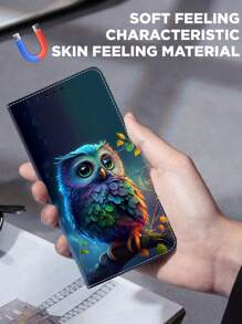 GLANDOTU PU Leather Wallet Style Phone Case With Card Slot, Stand Suitable For A Wide Range Of Mobile Phone Brands And Models Waterproof Shockproof Anti-Fall Scratch Resistant