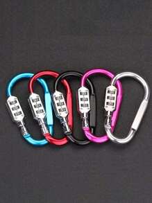 1pc 3-Digit Dial Combination Code Number Lock Padlock For Luggage, Zipper Bags, Backpacks, Handbags, Suitcases, Drawers, Outdoor Use, Firm