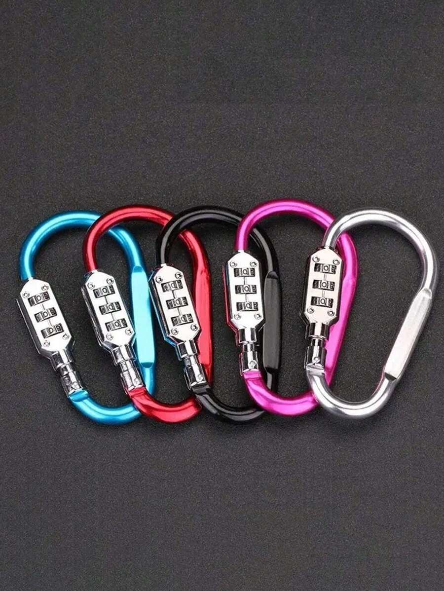 1pc 3-Digit Dial Combination Code Number Lock Padlock For Luggage, Zipper Bags, Backpacks, Handbags, Suitcases, Drawers, Outdoor Use, Firm