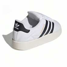 Adidas SUPERSTAR HOME Classic Trefoil Black & White Canvas Sneakers
