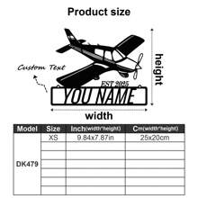 One Custom-Designed Metal Wall Hanging Featuring Airplanes, Helicopters, Fighter Jets, Pilots, And Aviation Themes - Customizable With Name, Date, And Text - Airplane Silhouettes And Cityscapes, Badges And Military Aircraft Gifts, Perfect For Birthdays And Graduations. - Multicolor - View 72
