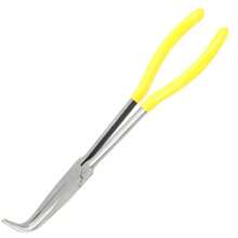 Alicates de Nariz Extra Larga DIY Punta Recta y Curva Equipo Mecánico Herramientas de Extracción Manual Clips de Llave Kit de Cuidado Automotriz Accesorios para Autos - D - Ver 6