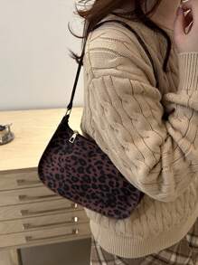 女士简约纯色单肩包，日常休闲使用