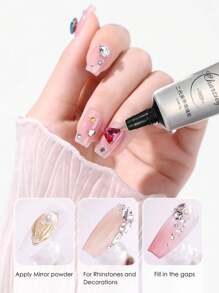 1/2/3Pcs Nail Sealant, Soft Caulking Adhesive, Strong Adhesive Drilling Adhesive, Nail Shop Specific Nail Glue - 無色 - 查看 10
