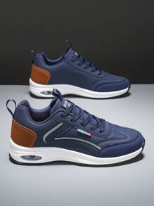 Zapatillas de deporte personalizadas de moda de negocios casuales para hombres de talla grande para uso al aire libre